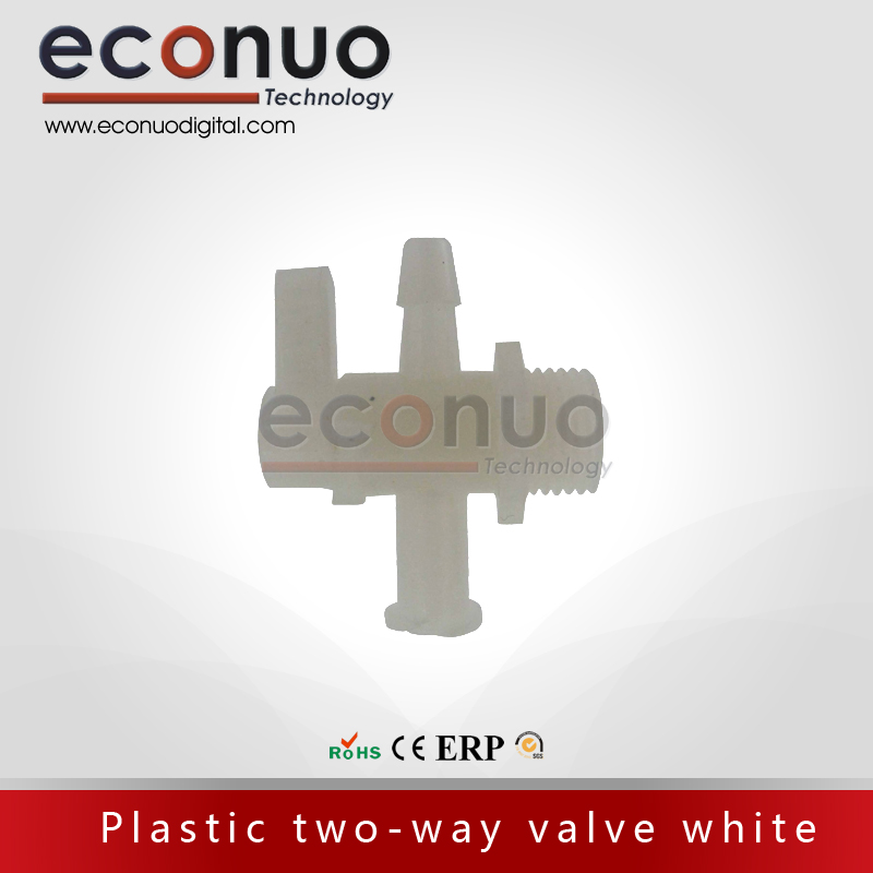  E1085 Plastic 2-way valve black UV