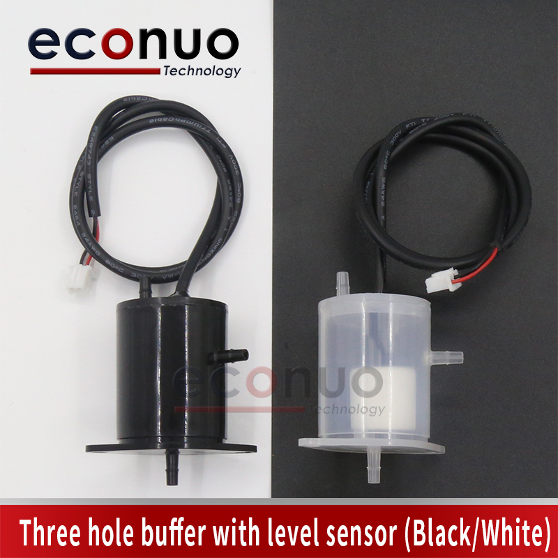 E1122-1E1122-2 Three hole buffer with level sensor (WhiteBla