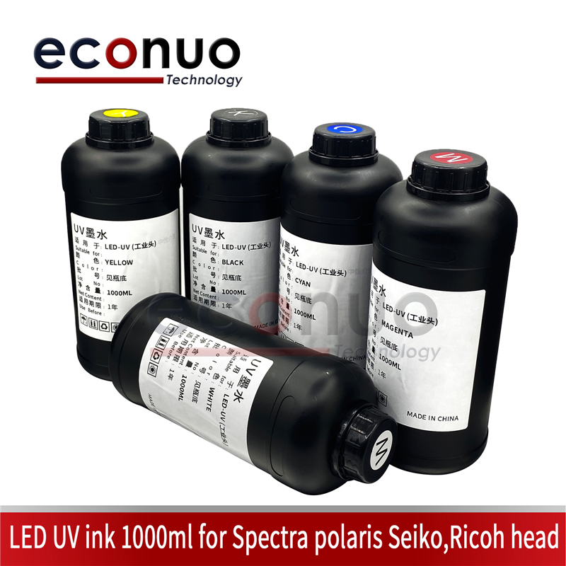 EINK1010 LED UV ink 1000ml for Spectra polaris Seiko,Ricoh h