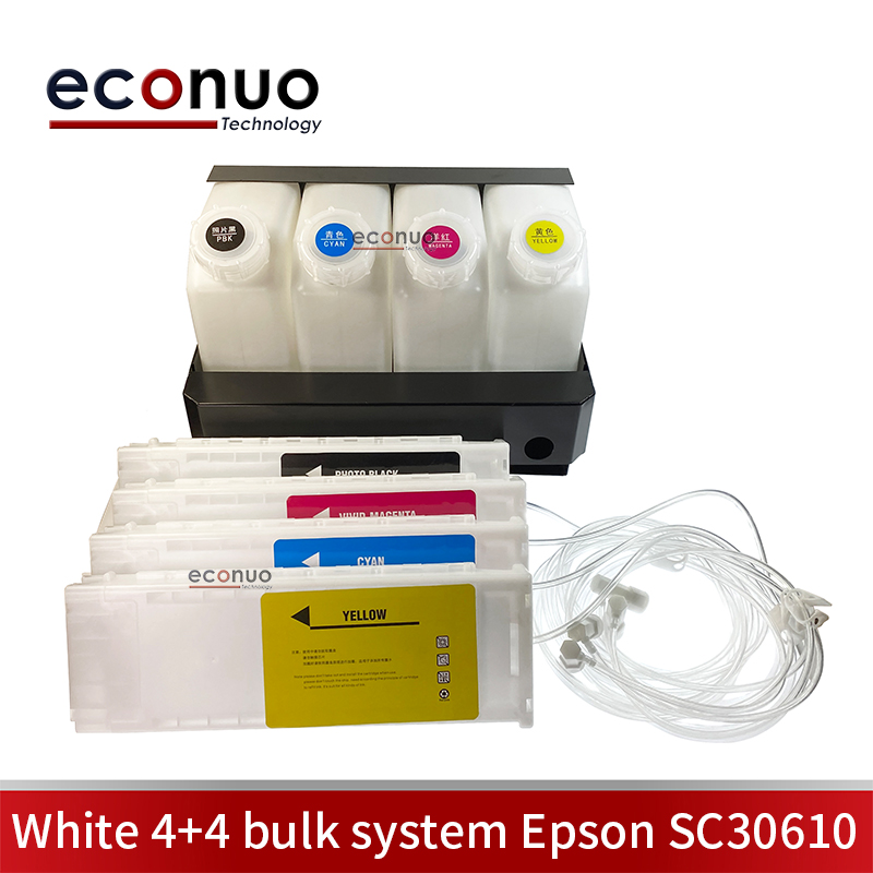  ECS1057  White 4+4 bulk system Epson SC30610