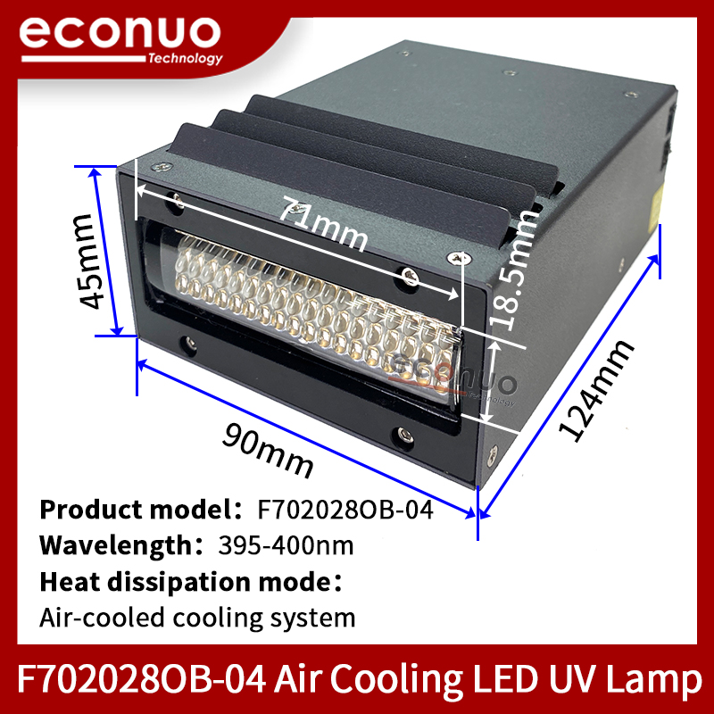  DT0008 F702028OB-04 Forced  Air  Cooling LED UV Lamp