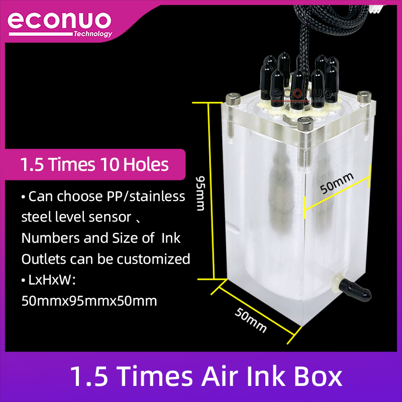 E3900 1.5 Times Acrylic Ink Box  50mmX50mmX95mm